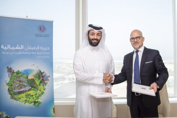 Mikael Hedberg and H.E Shaikh Nasser Bin Abdulrahman Althani