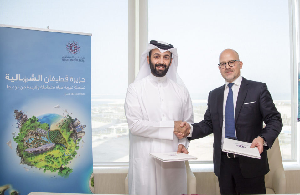 Mikael Hedberg and H.E Shaikh Nasser Bin Abdulrahman Althani