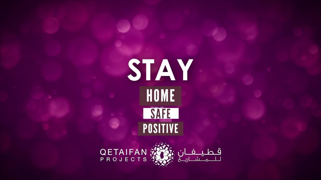 Stay home & safe positive